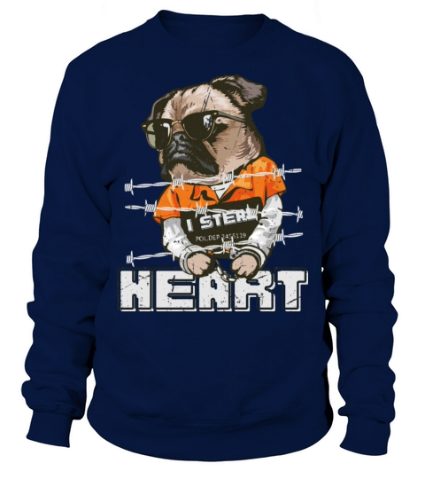 I Steal Hearts Valentines Day Cute Pug Boys Girls Sweatshirt Unisex