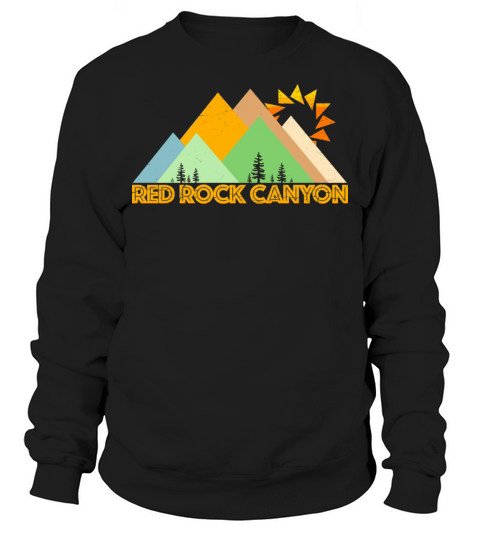 Retro Vintage Red Rock Canyon Sweatshirt Unisex