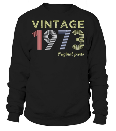 Vintage 1973 Birthday GiftGift Tee Sweatshirt Unisex