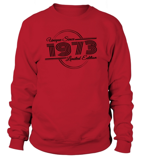 Vintage 1973 Birthday Unique Retro Birthday Sweatshirt Unisex
