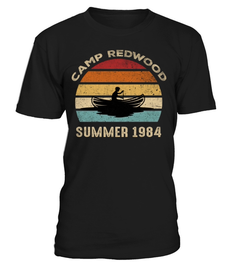 Distressed Retro Vintage Camp Redwood 1984 T-Shirt Unisex