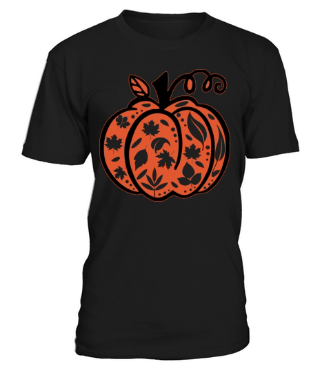 Fall Floral Funny Quote Pumpkin Autumn For Hallowe T-Shirt Unisex