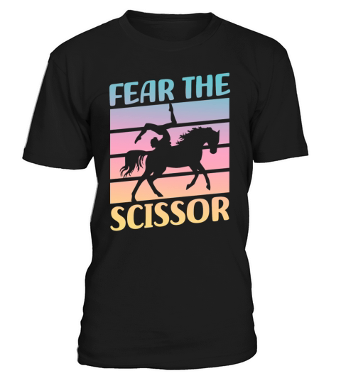 Fear The Scissor Horseback Vaulting T-Shirt Unisex
