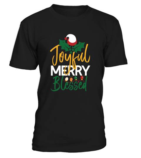 Joyful Merry Christmas Blessed T-Shirt Unisex