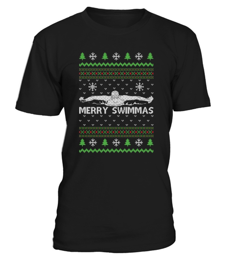 Merry swimmas ugly Christmas T-Shirt Unisex