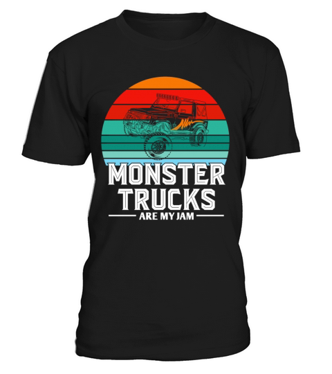 Vintage Monster Truck are my jam Retro T-Shirt Unisex