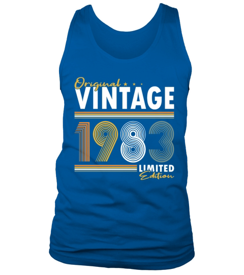 40th birthday born in 1983 original vintage 1983 Tank Top Unisex