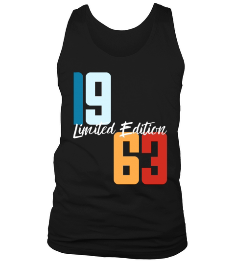 60 Years Vintage 1963 Retro 60th Birthday Tank Top Unisex