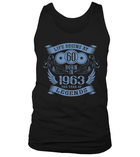 60th Birthday 1963 Vintage Birthday Saying Tank Top Unisex