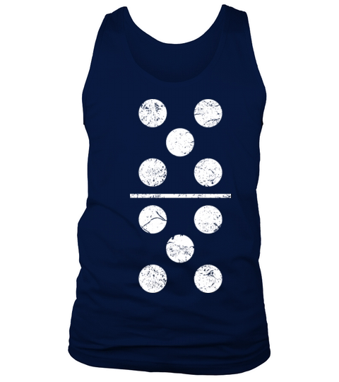 Domino Game TShirt Tile Pieces Trendy Group Tank Top Unisex