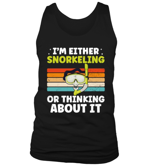 Funny Snorkeling Dive Design For Snorkeler Cool Tank Top Unisex