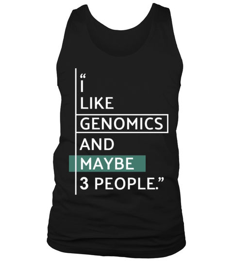I like Genomics Tank Top Unisex