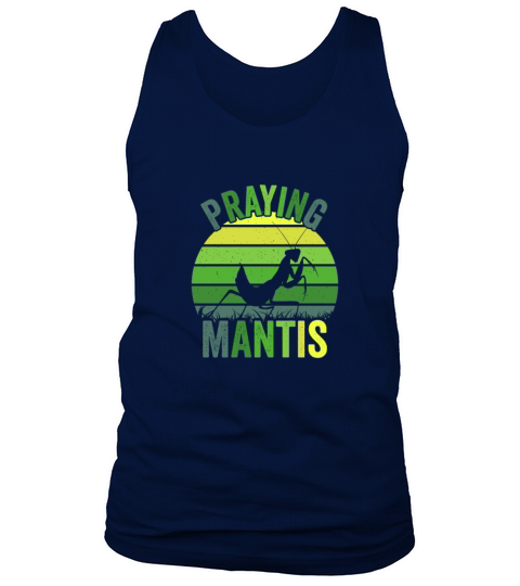 Insect Enthusiast Vintage Sunset Praying Mantis Tank Top Unisex