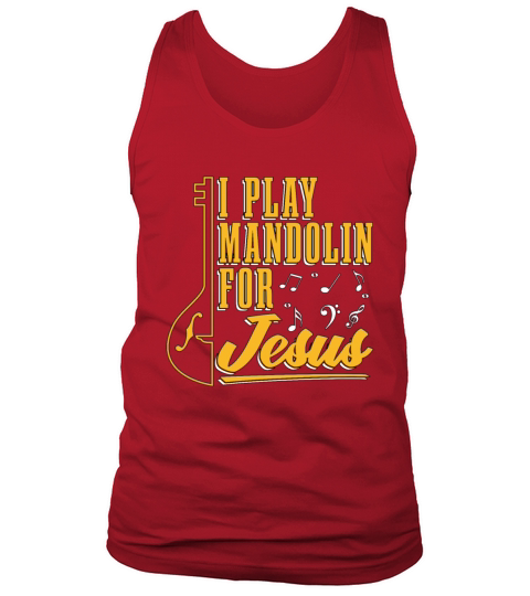 Mandolin I Play Mandolin For Jesus Country Music Tank Top Unisex