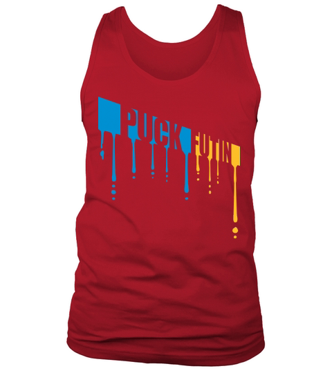 puck futin logo design Tank Top Unisex