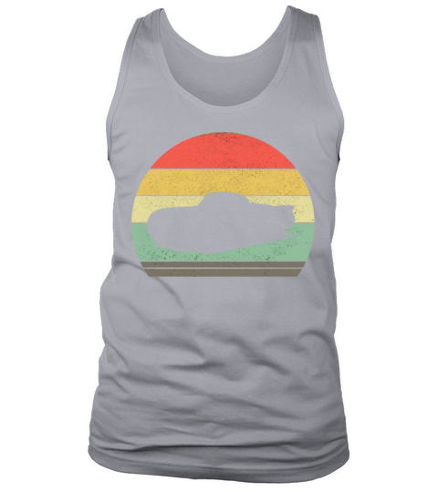 Retro Sportscar Car Vintage Sunset Musclecar Gift Tank Top Unisex