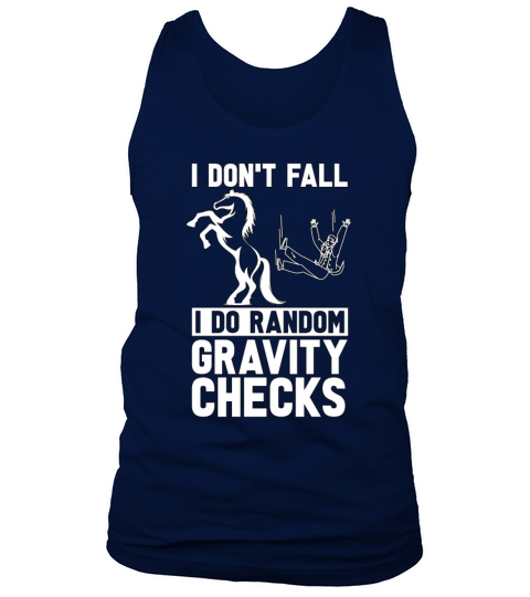 Show Jumping I Dont Fall I Do Horses Show Jumper Tank Top Unisex