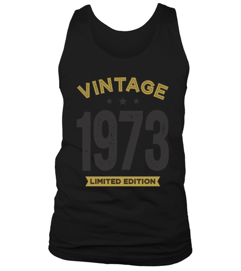 Vintage 1973 - 49th birthday Retro Classic Tank Top Unisex