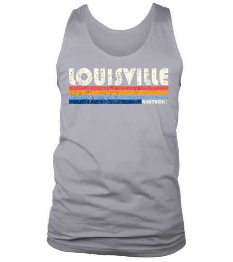 Vintage 70s 80s Style Louisville Ky Tank Top Unisex