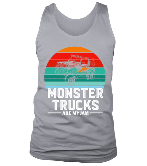 Vintage Monster Truck are my jam Retro Tank Top Unisex