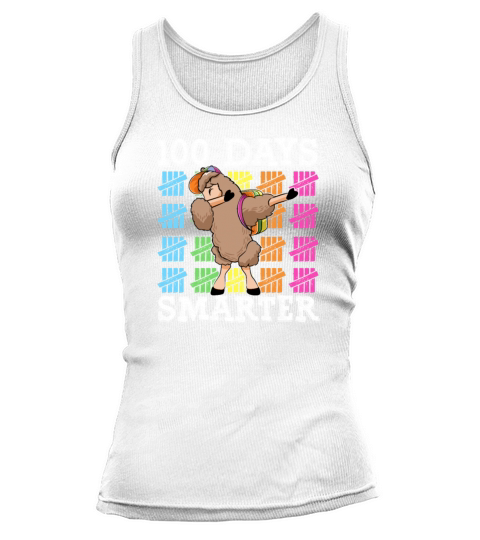 100 Days Of School Dabbing Llama Smarter Boys Tank top Woman