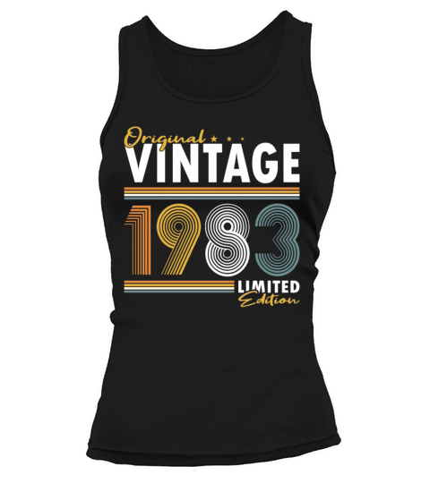 40th birthday born in 1983 original vintage 1983 Tank top Woman
