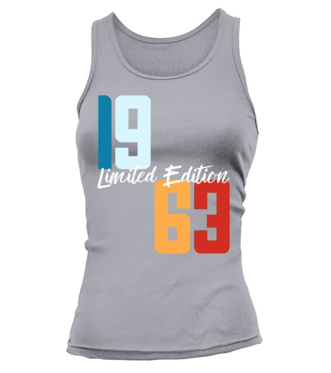 60 Years Vintage 1963 Retro 60th Birthday Tank top Woman