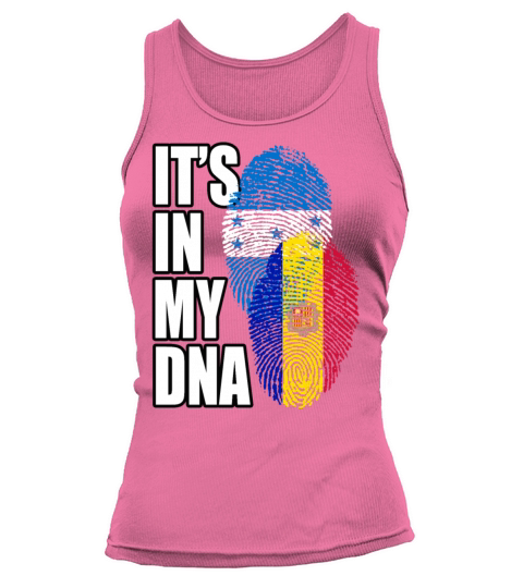 Andorran And Honduran Mix Heritage DNA Flag Tank top Woman