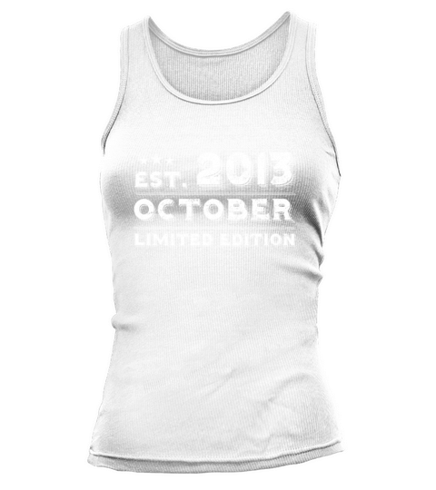 Est October 2013 - Birthday Present - Vintage Tank top Woman