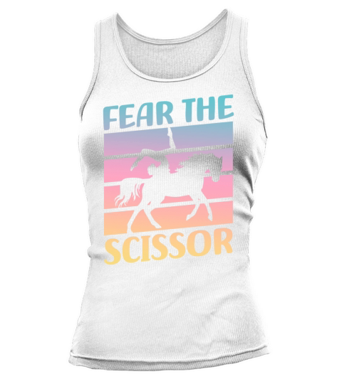 Fear The Scissor Horseback Vaulting Tank top Woman