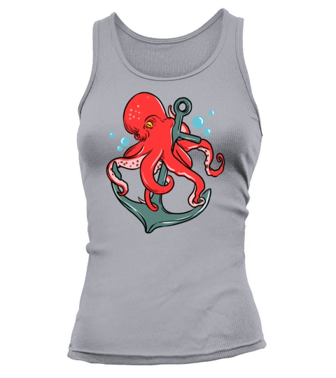 Octopus Anchor for Octopus Lover Tank top Woman