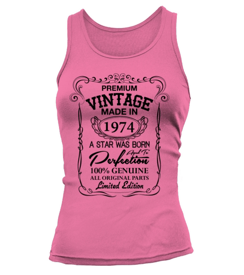 Premium Vintage 1974 Tank top Woman
