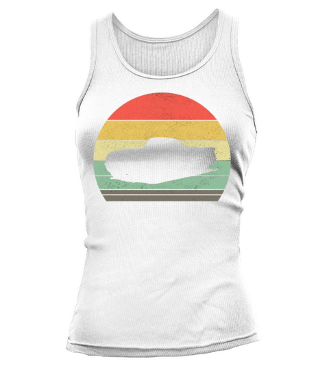 Retro Sportscar Car Vintage Sunset Musclecar Gift Tank top Woman