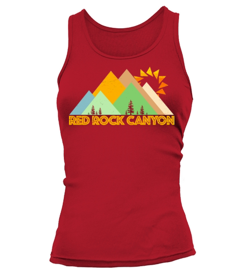 Retro Vintage Red Rock Canyon Tank top Woman
