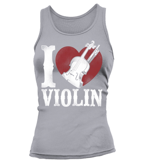 Violin Violinist Heart Vintage I Tank top Woman