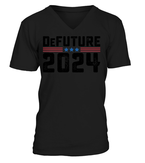 DeFUTURE Desantis Vintage 2024 V-Neck T-shirt