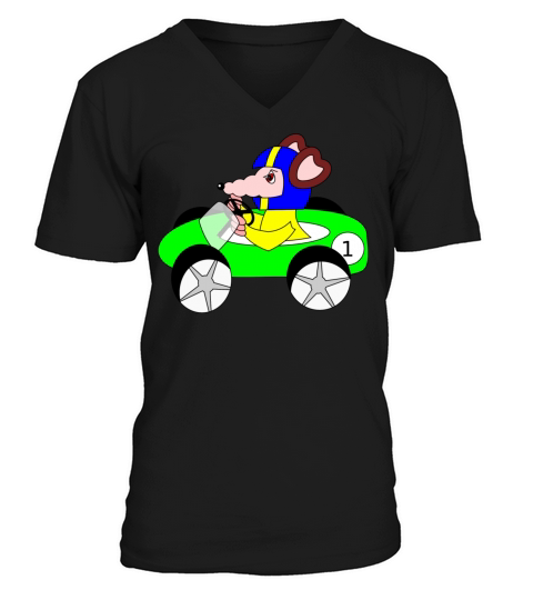 dragster racer automotive car automobil rennwagen4 V-Neck T-shirt