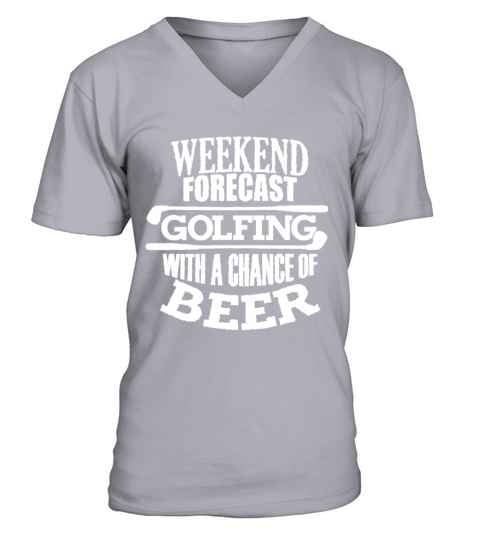 Funny Golf Quote For Men Annual Golf Weekend Beer V-Neck T-shirt