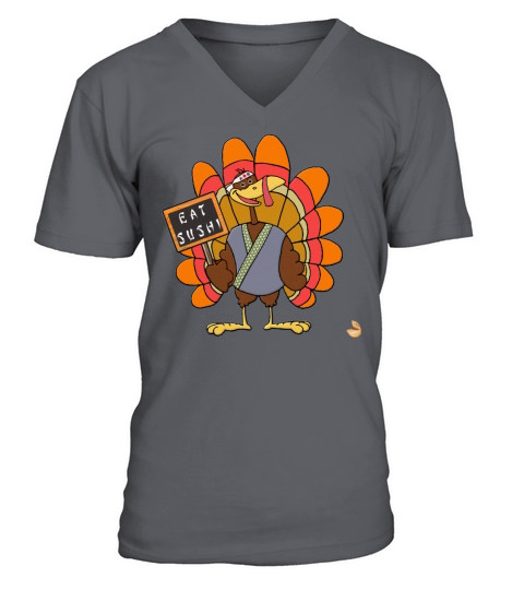Funny Thanksgiving V-Neck T-shirt