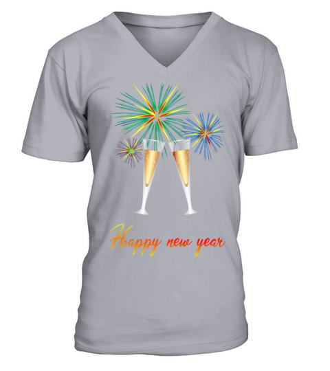 Happy new year shirt to celebrate a happy new year V-Neck T-shirt