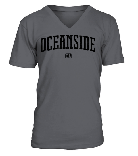 Oceanside California Vintage V-Neck T-shirt