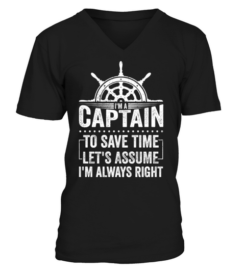 Tugboat Quote For A Tug Captain Tug Life V-Neck T-shirt