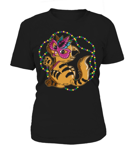 Cat Lover Mardi Gras Celebration Shenanigan Women's T-Shirt