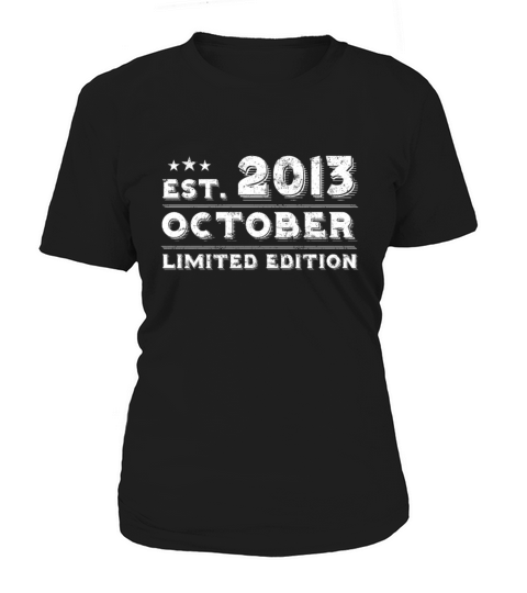 Est October 2013 - Birthday Present - Vintage Women's T-Shirt