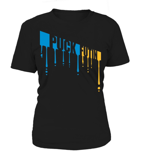 puck futin logo design Women's T-Shirt