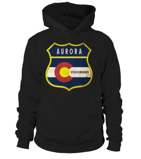 Aurora Colorado coat of arms design Hoodie Unisex
