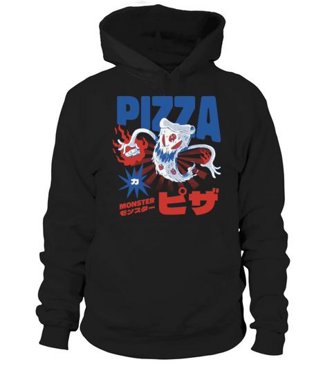 foodmonster - pizza - asian food monster Hoodie Unisex
