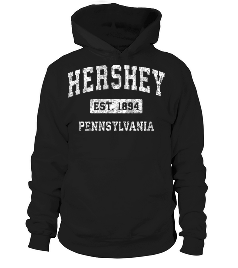 Hershey Pennsylvania Pa Vintage Established Sports Hoodie Unisex