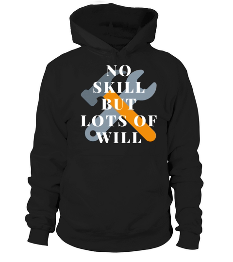 no skill but lots of will Vintage Xmas Present 80 Hoodie Unisex