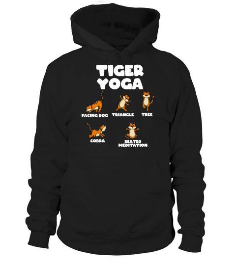 Tiger Yoga Hoodie Unisex